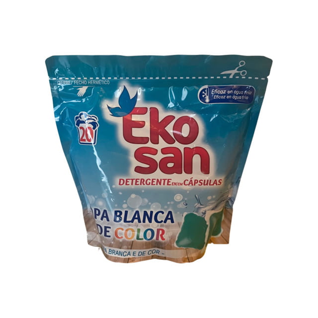 Ekosan Ropa Blanca Detergent capsules 500Gm