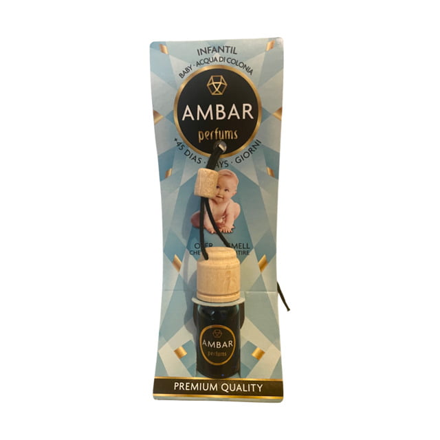 Ambar perfums car air freshener Infantil (nenuco scent) 6.5ML